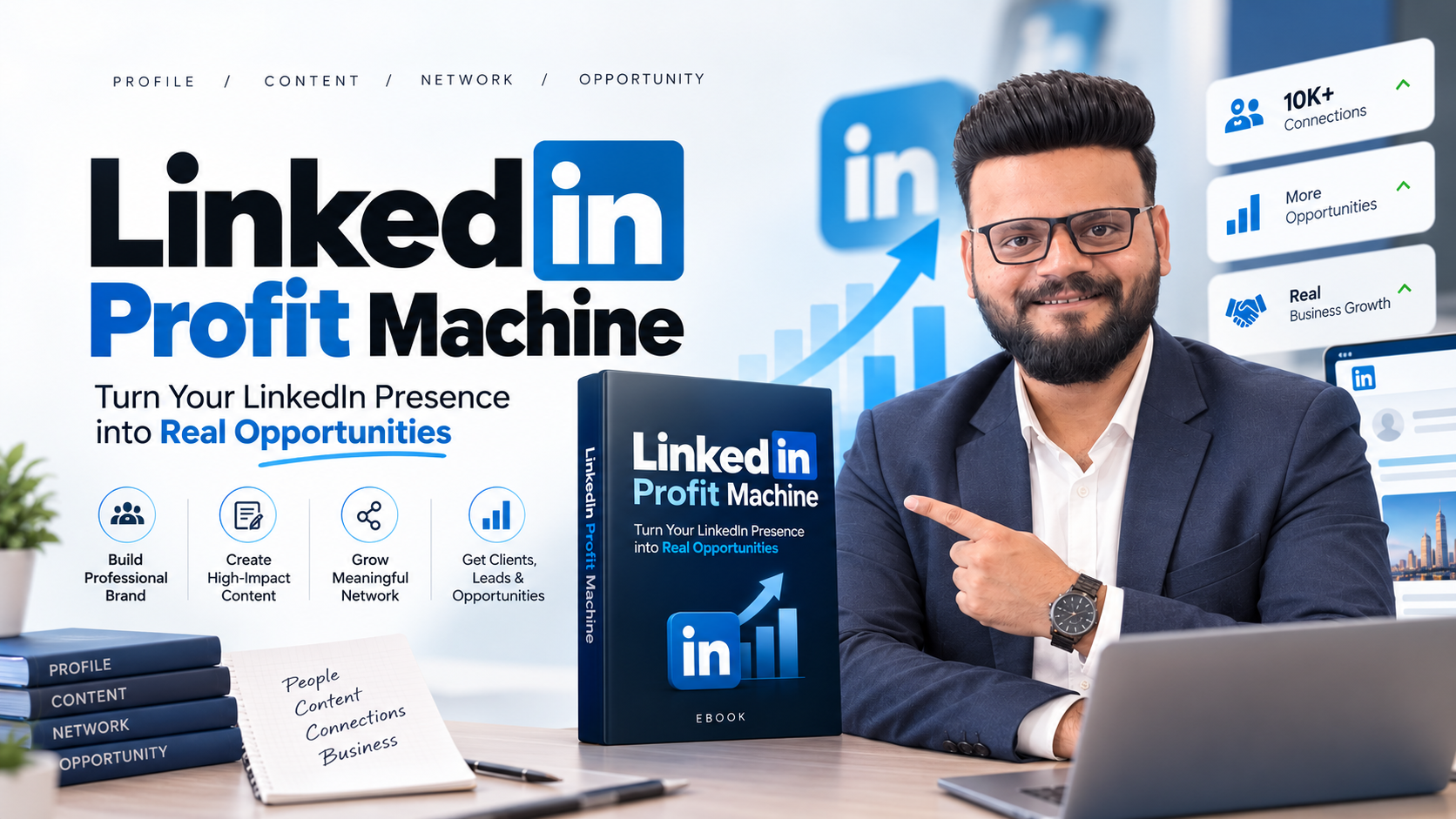 LinkedIn Profit Machine Growth Banner